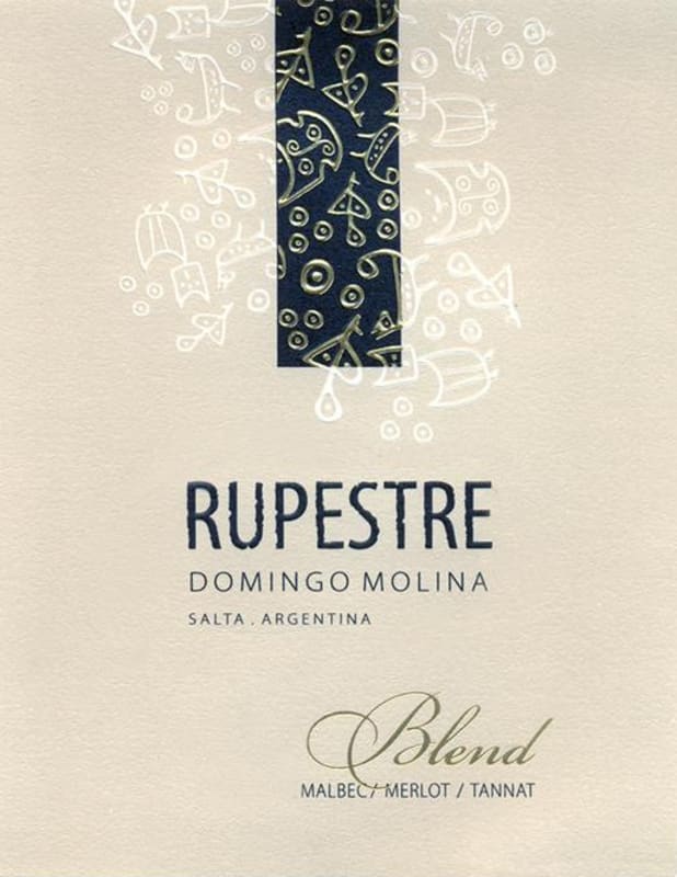 Domingo Molina Rupestre Red Blend 2011 Front Label