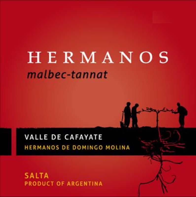 Domingo Molina Hermanos Malbec -Tannat 2013 Front Label