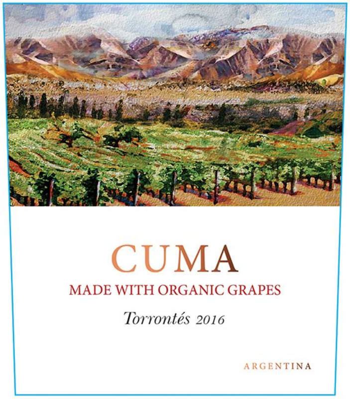 Michel Torino Cuma Organic Torrontes 2016 Front Label