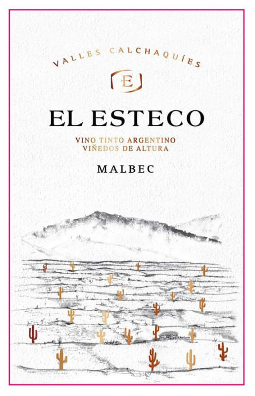 El Esteco Malbec 2013 Front Label