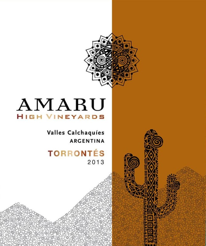 El Esteco Amaru High Vineyards Torrontes 2013 Front Label