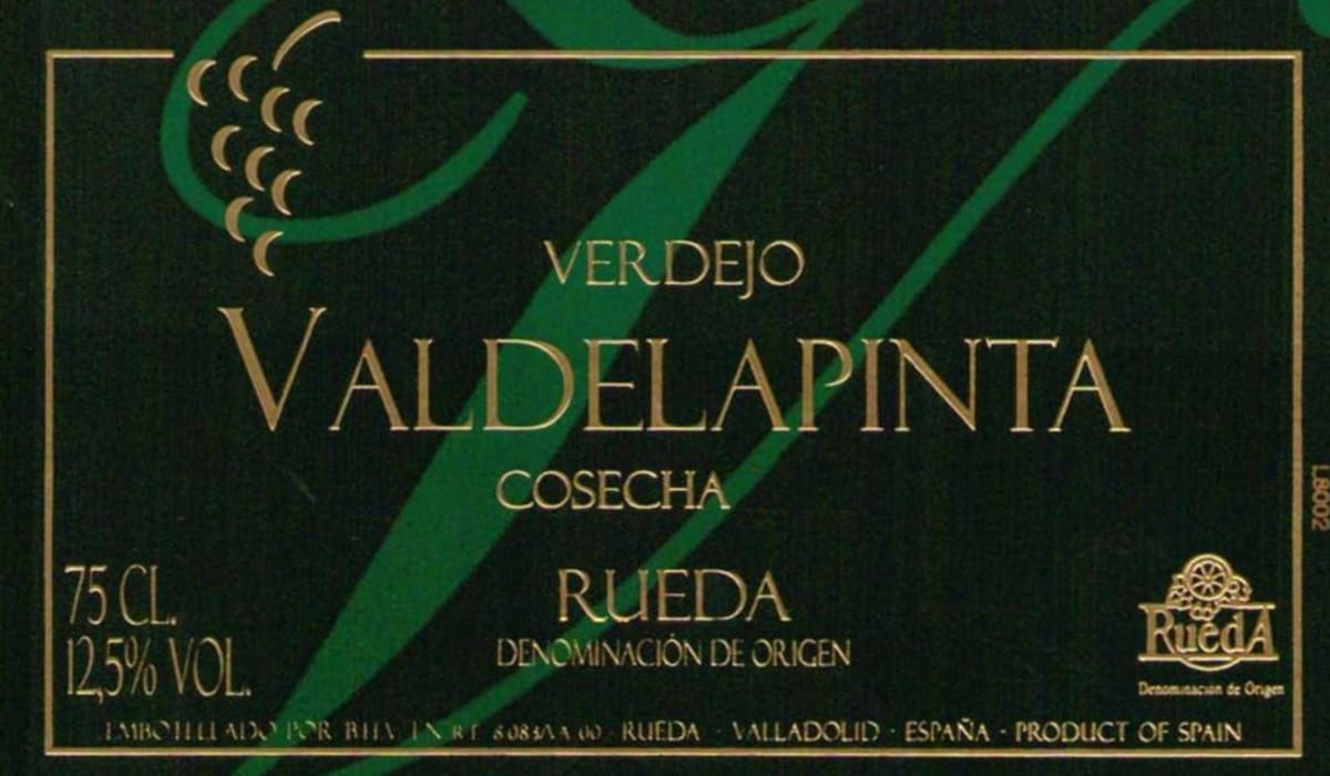 Hermanos del Villar Valdelapinta Verdejo 2012 Front Label