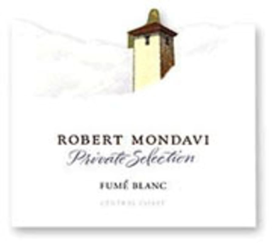 Robert Mondavi Private Selection Fume Blanc 2002 Front Label