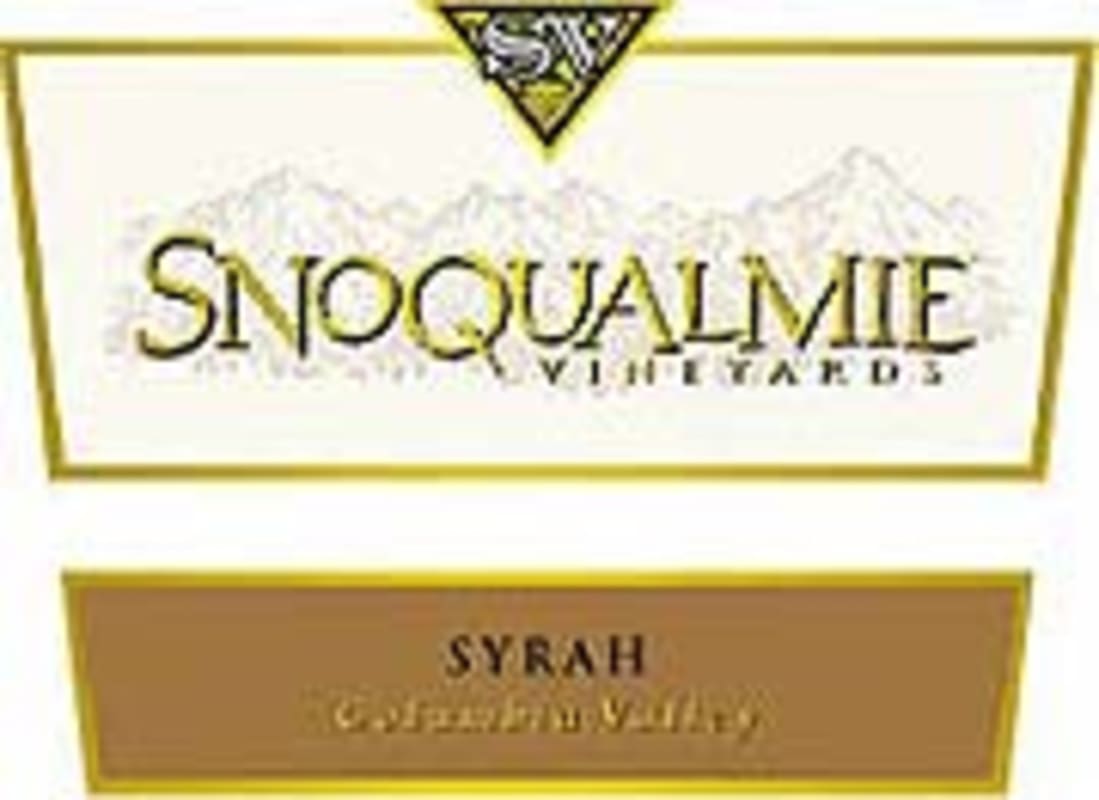 Snoqualmie Syrah 2001 Front Label
