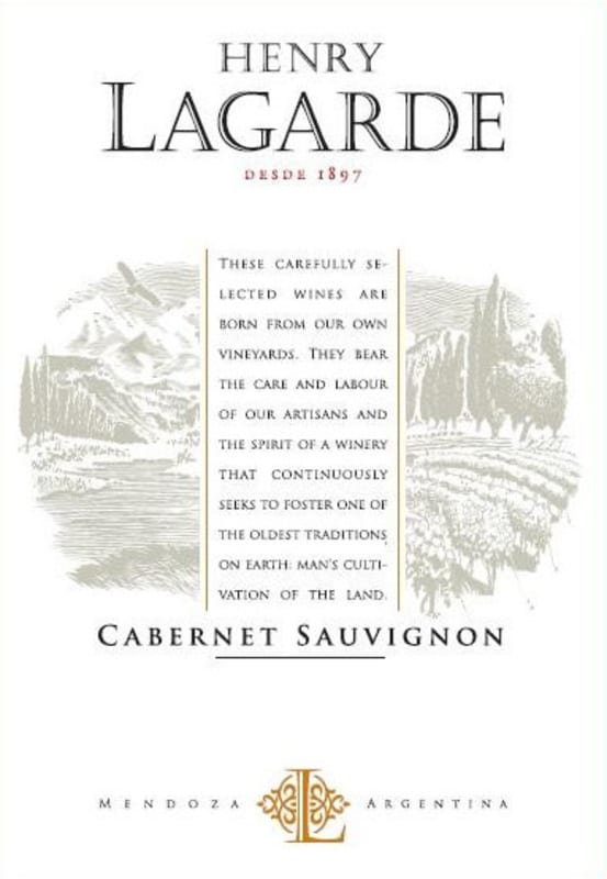 Lagarde Lagarde Cabernet Sauvignon 2011 Front Label