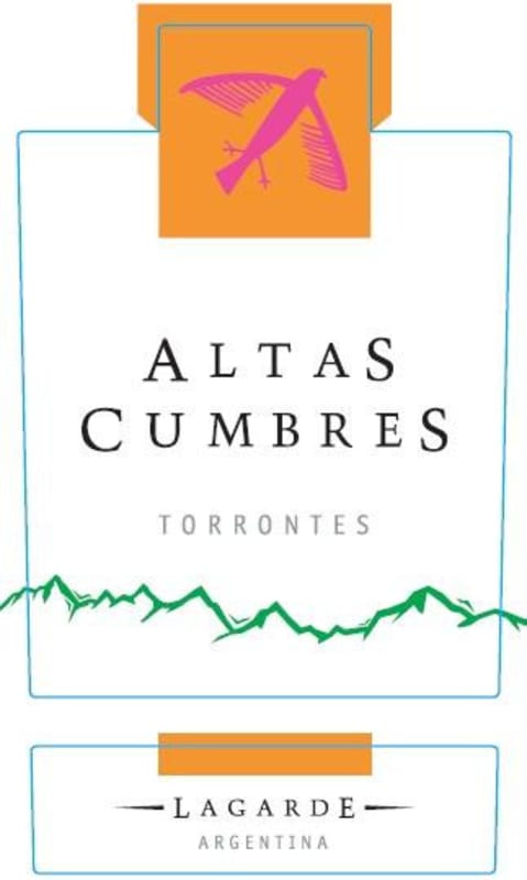 Lagarde Altas Cumbres Torrontes 2012 Front Label
