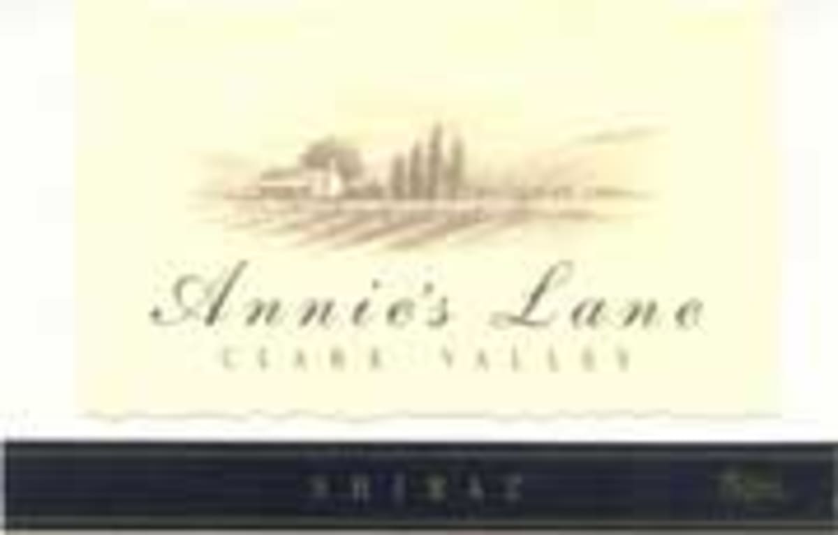 Annie's Lane Shiraz 2002 Front Label