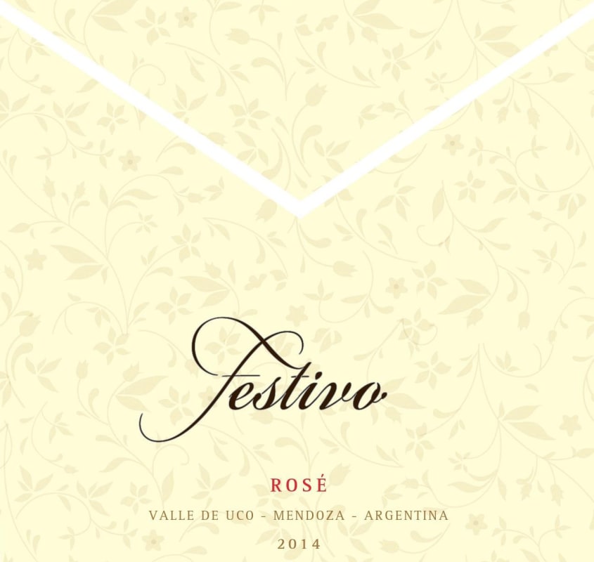 Bodega Monteviejo Festivo Rose 2014 Front Label