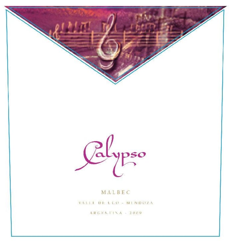 Bodega Monteviejo Calypso Malbec 2009 Front Label