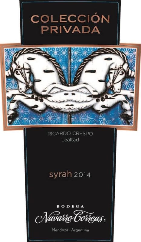 Navarro Correas Coleccion Privada Syrah 2014 Front Label