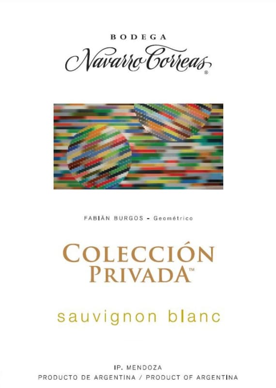 Navarro Correas Coleccion Privada Sauvignon Blanc 2013 Front Label