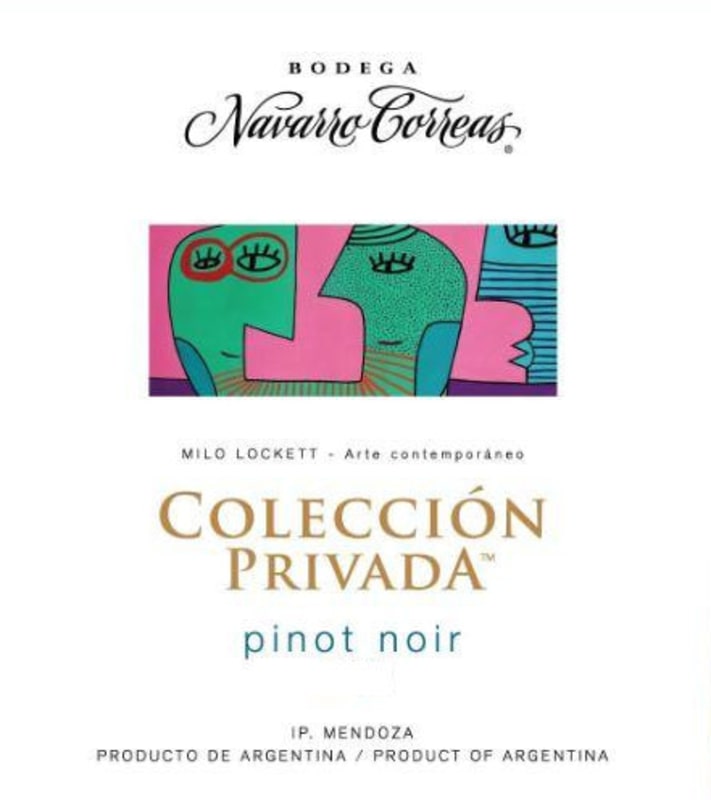 Navarro Correas Coleccion Privada Pinot Noir 2013 Front Label