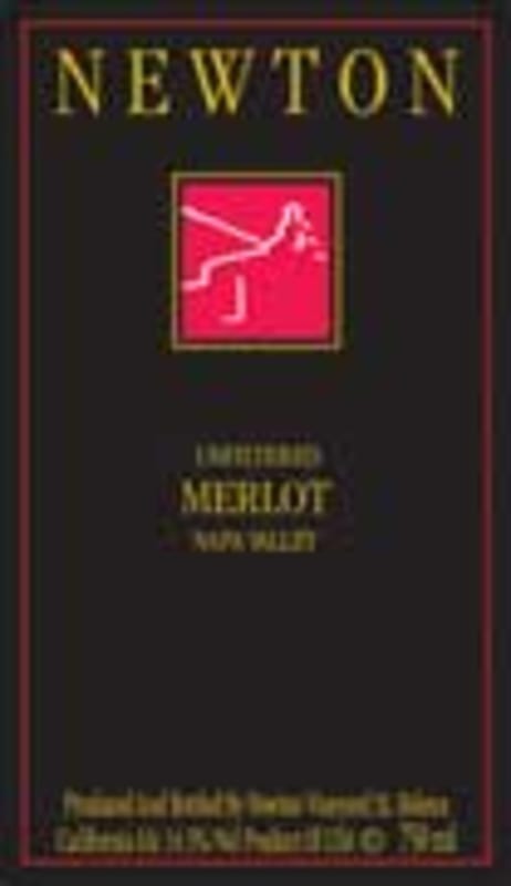 Newton Unfiltered Merlot (half-bottle) 2000 Front Label