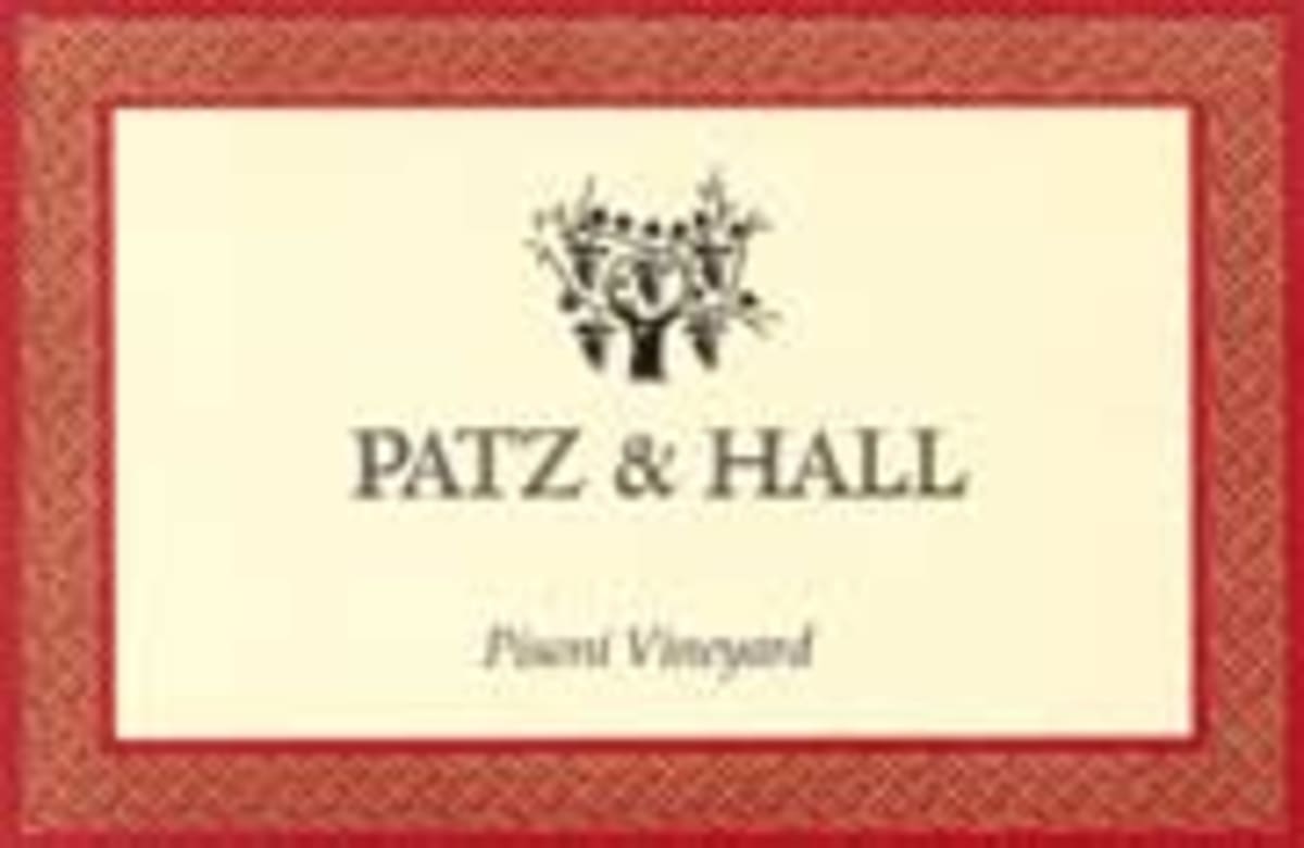 Patz & Hall Pisoni Vineyard Pinot Noir 2001 Front Label