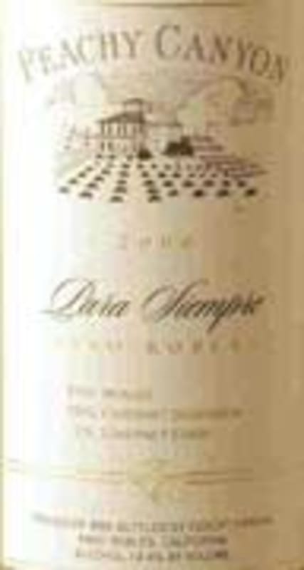 Peachy Canyon Para Siempre 1999 Front Label
