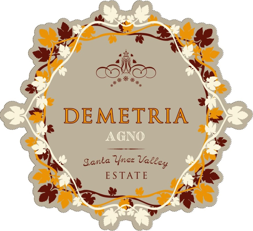 Demetria Estate Agno Mourvedre 2011 Front Label