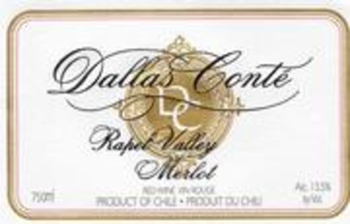 Dallas Conte Merlot 2001 Front Label