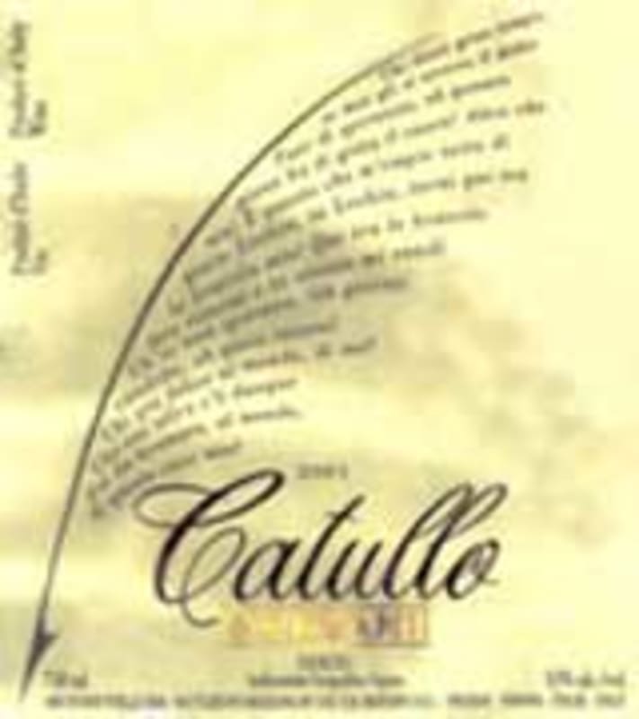 Bertani Catulo Rosso 2001 Front Label