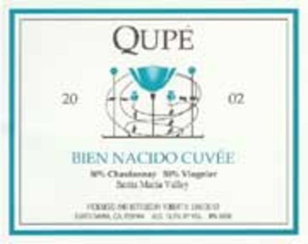 Qupe Bien Nacido Cuvee White 2002 Front Label
