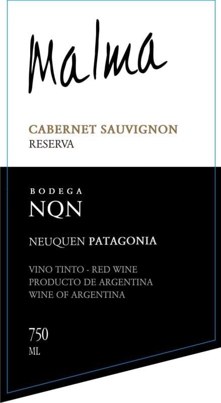 Bodega MALMA Malma Reserva Cabernet Sauvignon 2011 Front Label