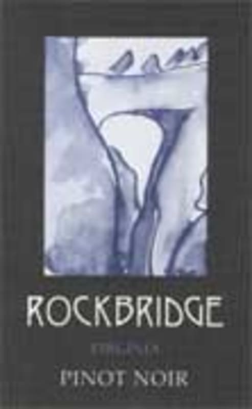 Rockbridge Pinot Noir Shenandoah Valley 2002 Front Label