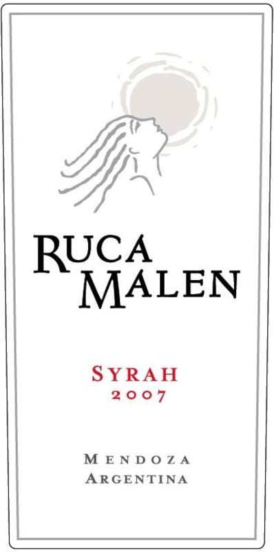 Ruca Malen Syrah 2007 Front Label