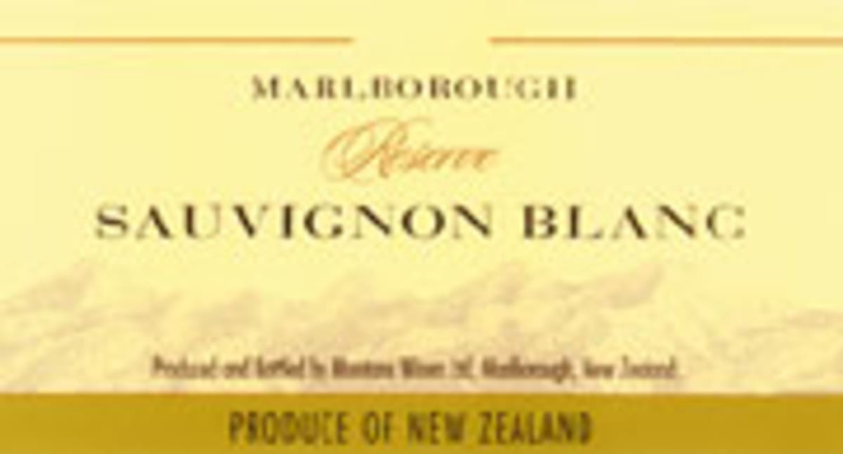 Brancott Reserve Sauvignon Blanc 2003 Front Label