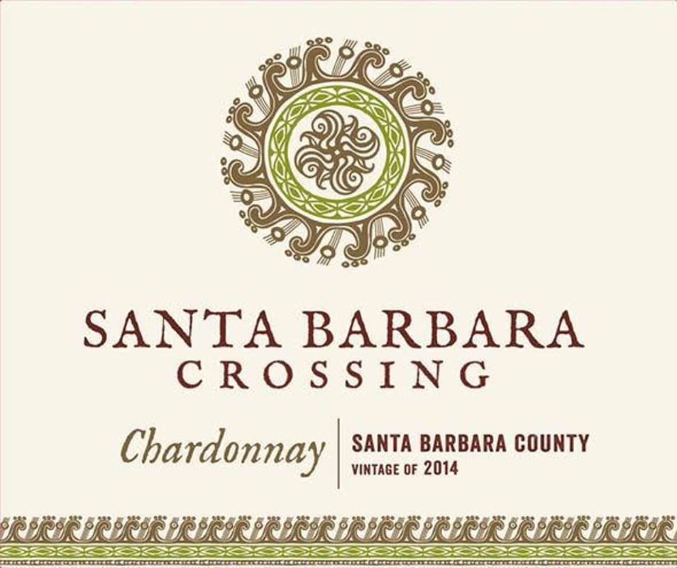 Santa Barbara Crossing Chardonnay 2014 Front Label