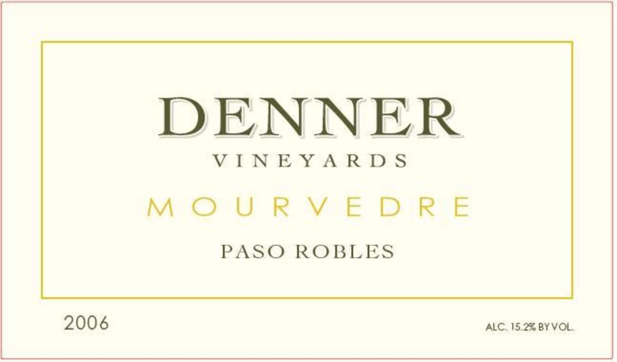 Denner Mourvedre 2006 Front Label