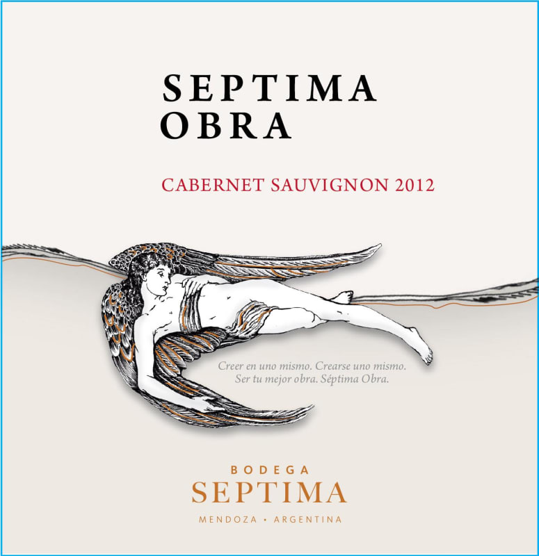 Septima Septima Obra Cabernet Sauvignon 2012 Front Label