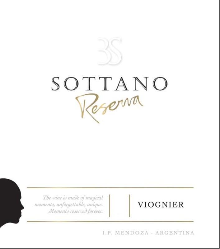 Bodega Sottano Reserva Viognier 2014 Front Label