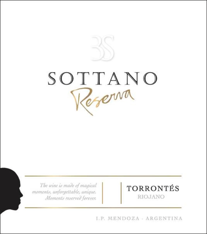 Bodega Sottano Reserva Torrontes 2014 Front Label