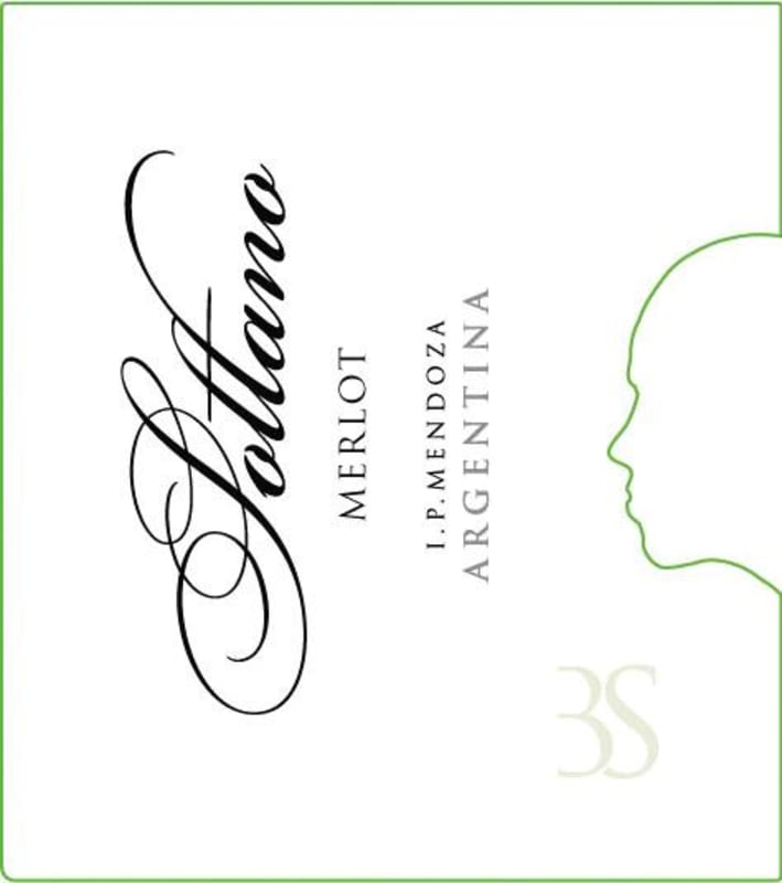 Bodega Sottano Merlot 2012 Front Label