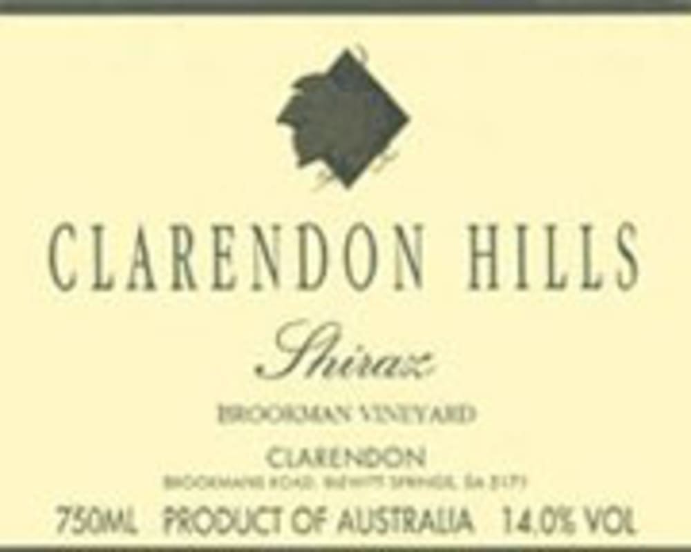 Clarendon Hills Brookman Syrah 2002 Front Label