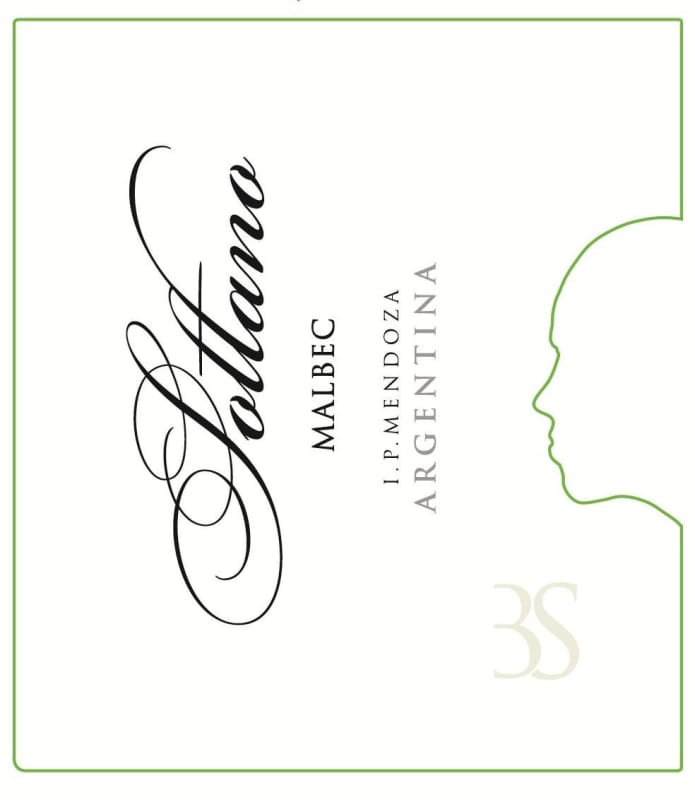 Bodega Sottano Malbec 2014 Front Label