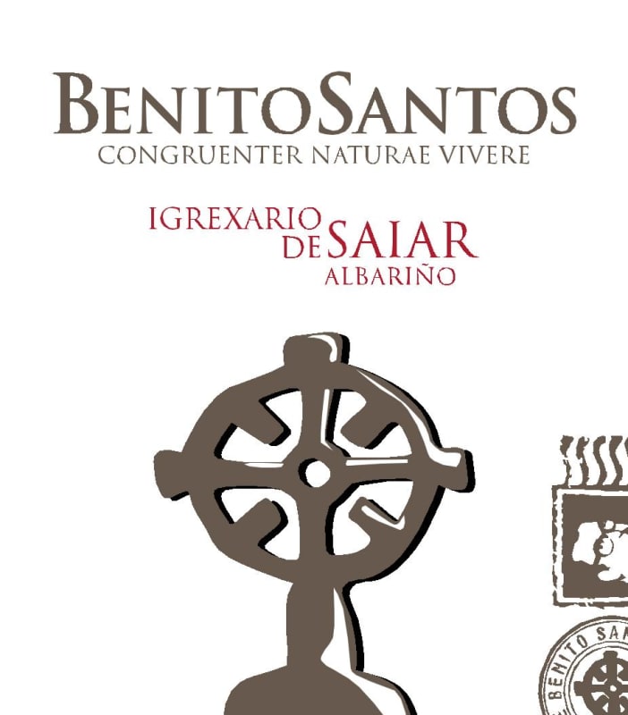 Benito Santos Igrexario de Saiar Albarino 2011 Front Label