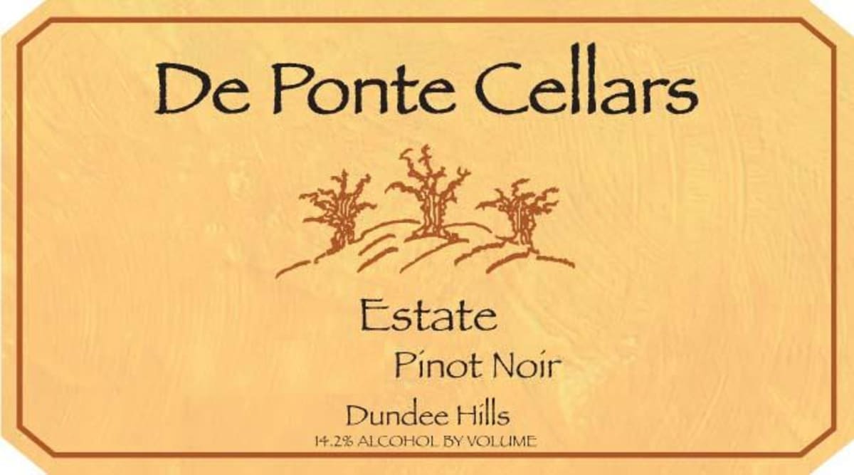 DePonte Estate Pinot Noir 2011 Front Label
