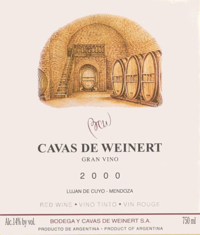 Weinert Gran Vino 2000 Front Label