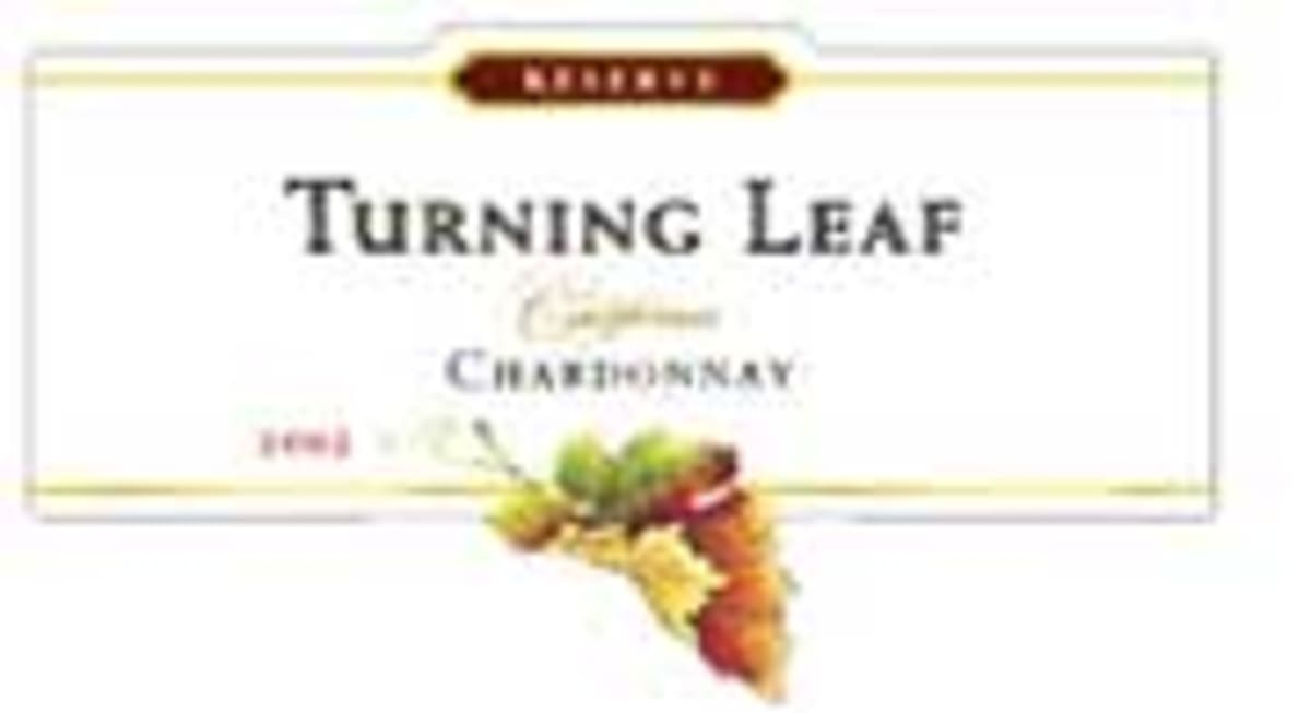 Turning Leaf Chardonnay 2002 Front Label