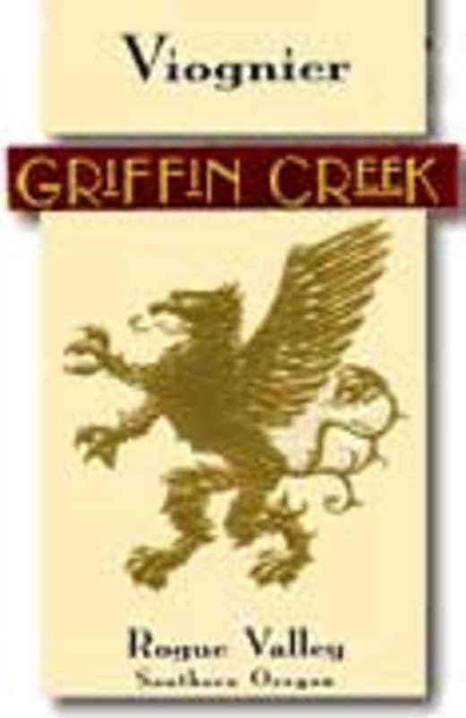 Griffin Creek Viognier 2001 Front Label