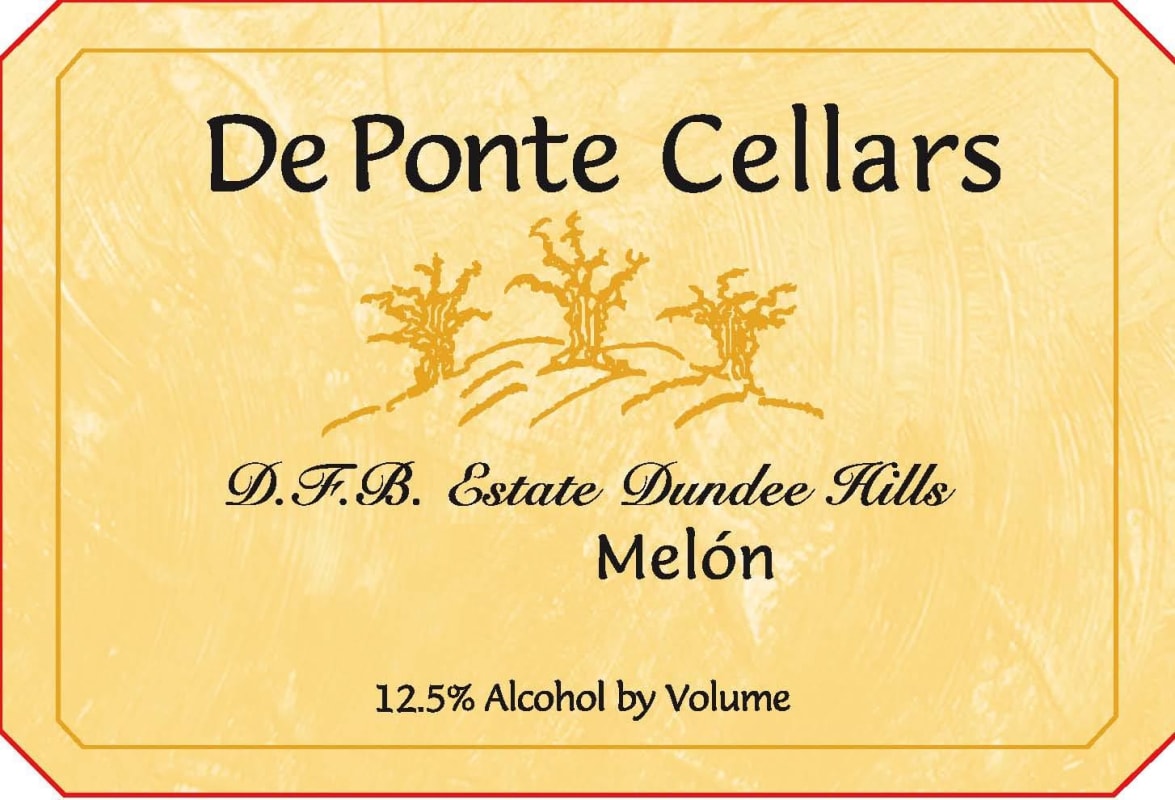 DePonte DFB Estate Melon 2006 Front Label