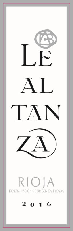Bodegas Altanza Lealtanza Blanco 2016 Front Label