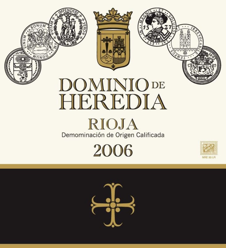 Bodegas Altanza Dominio de Heredia Rioja 2006 Front Label