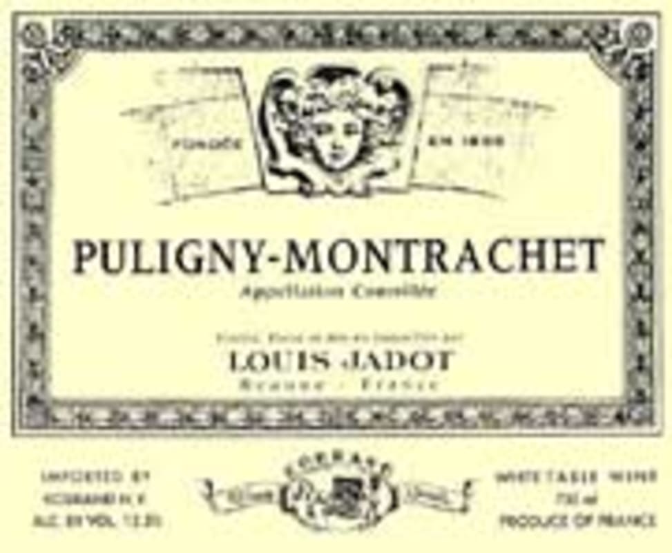 Louis Jadot Puligny-Montrachet 2001 Front Label