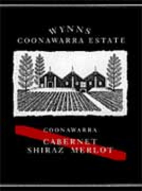 Wynns Coonawarra Estate Cabernet Shiraz Merlot 2001 Front Label