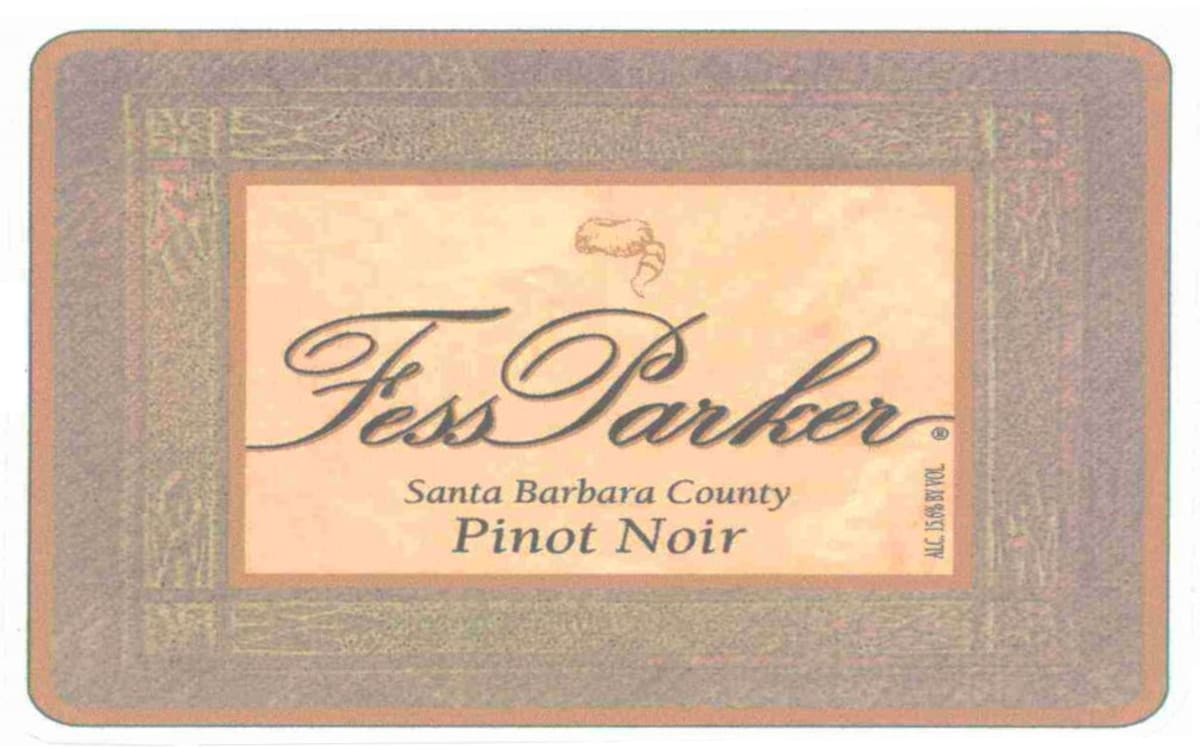 Fess Parker Santa Barbara County Pinot Noir 2006 Front Label