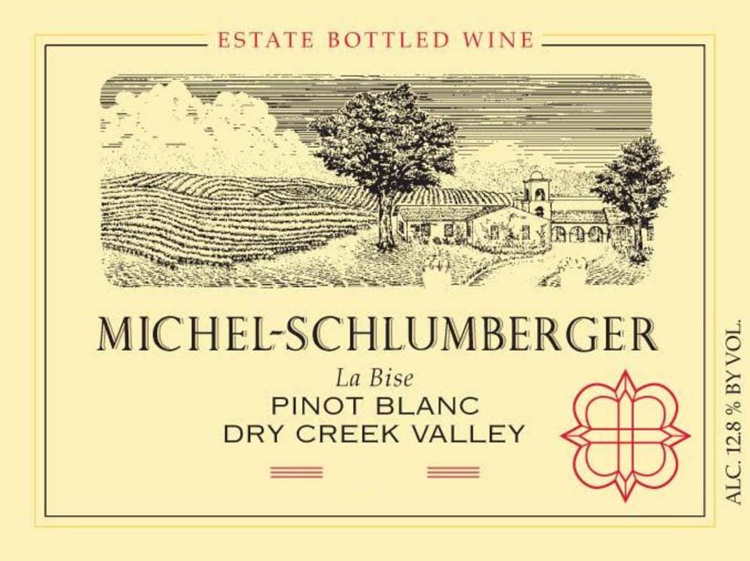 Michel-Schlumberger Dry Creek Valley Pinot Blanc 2014 Front Label