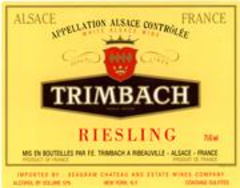 Maison Trimbach Riesling 2002 Front Label