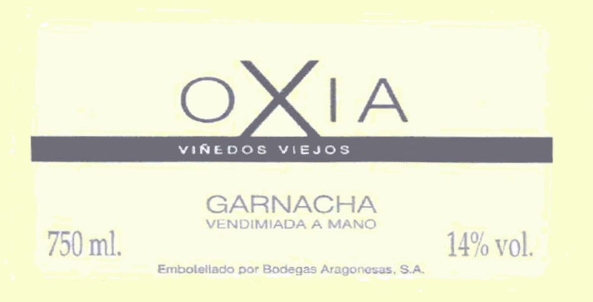 Bodegas Aragonesas Coto de Hayas Oxia 2006 Front Label