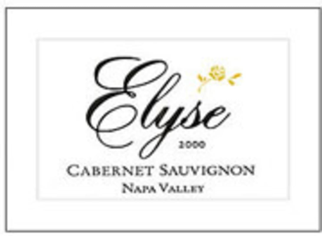 Elyse Napa Cabernet Sauvignon 2000 Front Label
